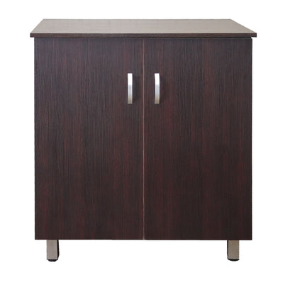 Valenti 600 2 Door with Top | Mahogany Melamine Assembled