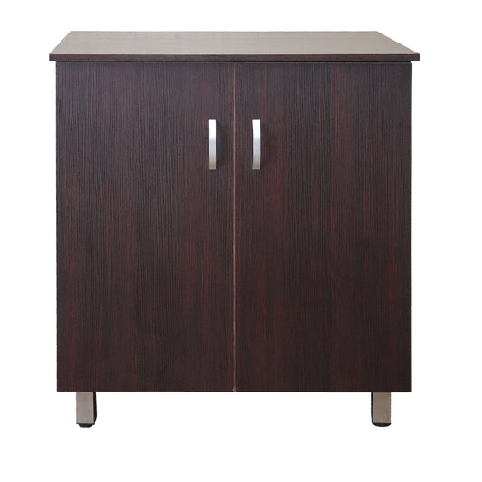 Valenti 600 2 Door with Top | Mahogany Melamine Assembled