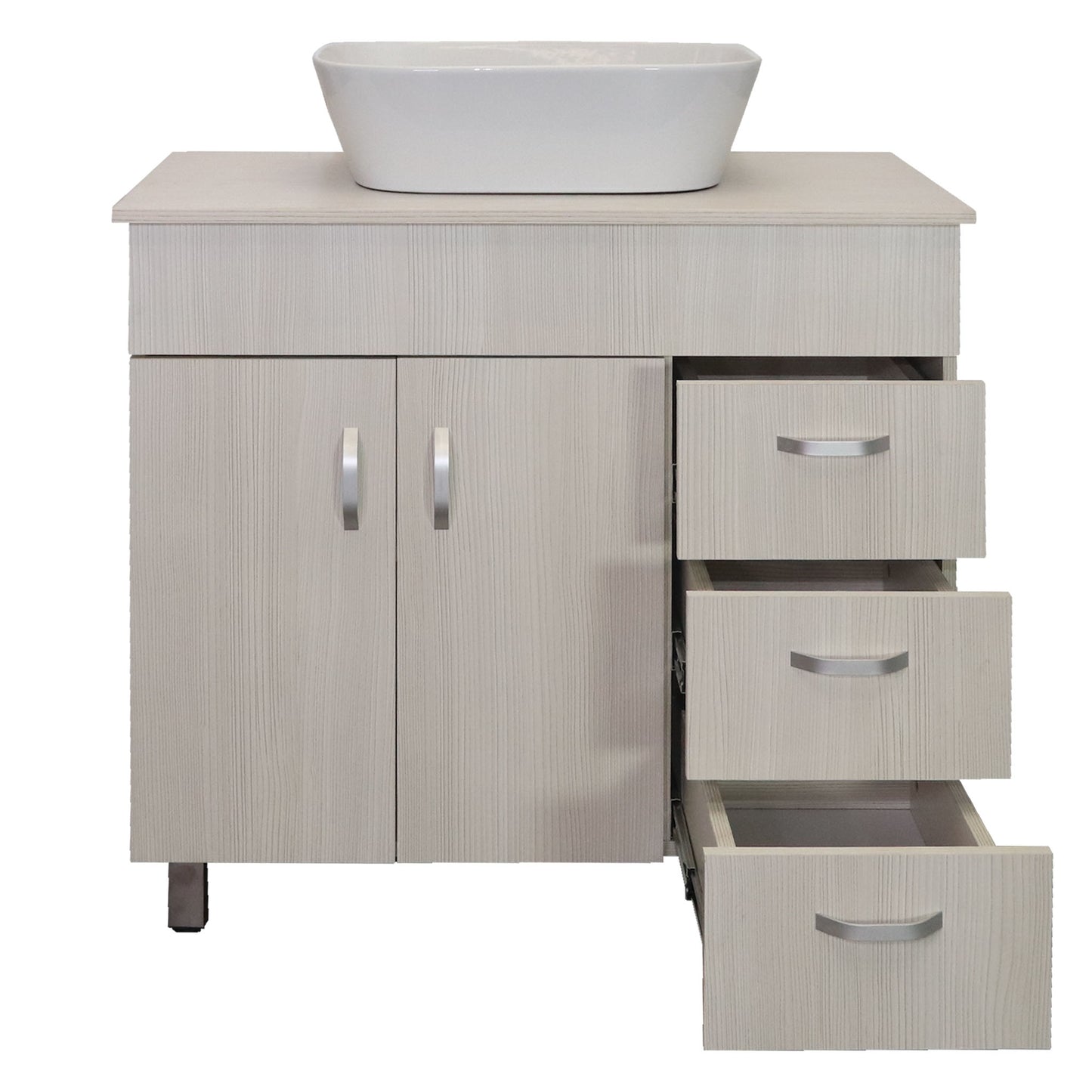 Valenti 900 2 Door & 3 Drawers With Top | Laracina Alpine Assembled