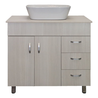 Valenti 900 2 Door & 3 Drawers With Top | Laracina Alpine Assembled