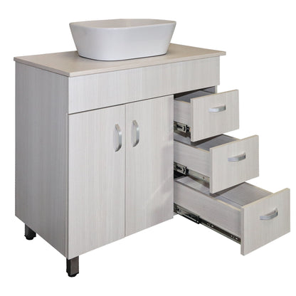 Valenti 900 2 Door & 3 Drawers With Top | Laracina Alpine Assembled