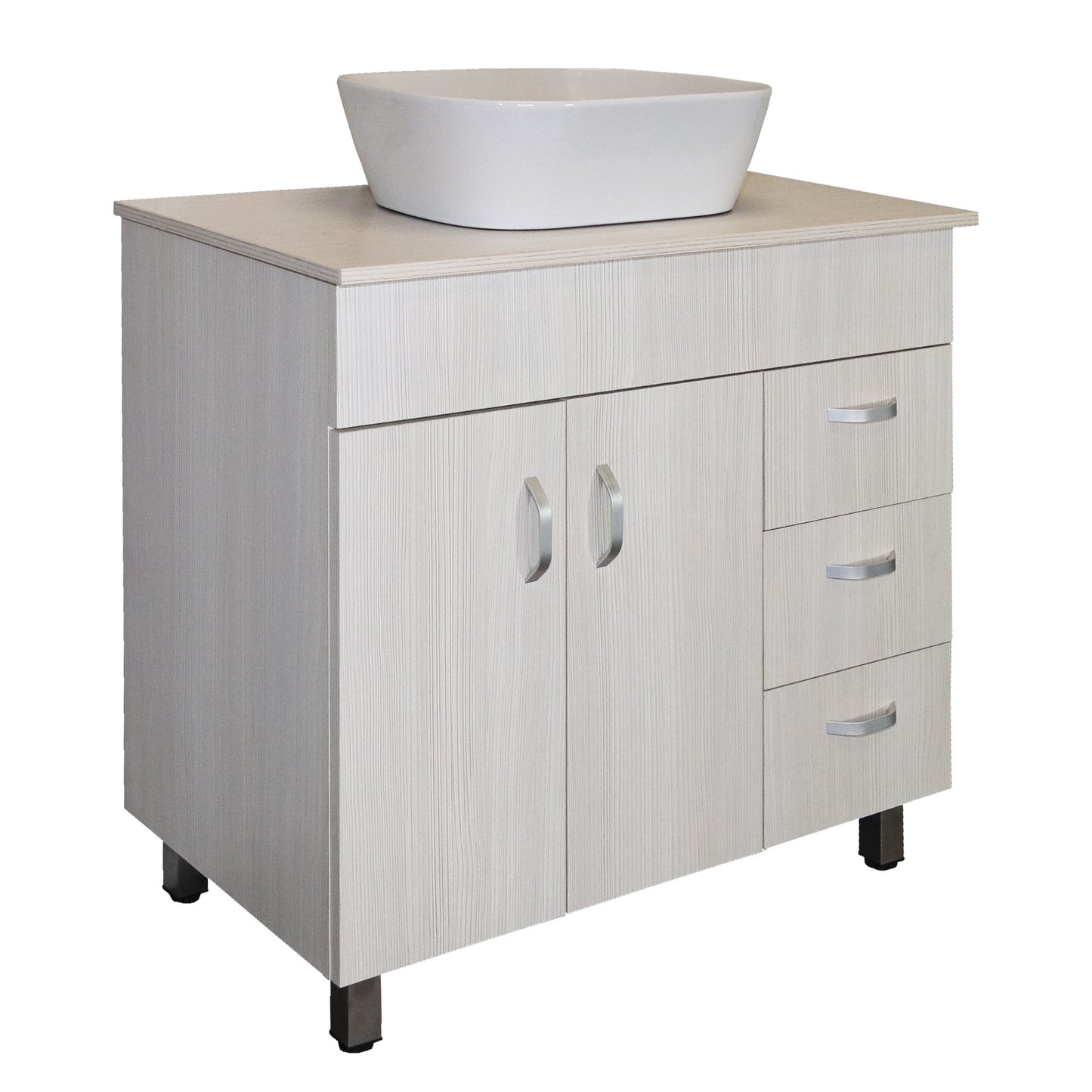 Valenti 900 2 Door & 3 Drawers With Top | Laracina Alpine Assembled