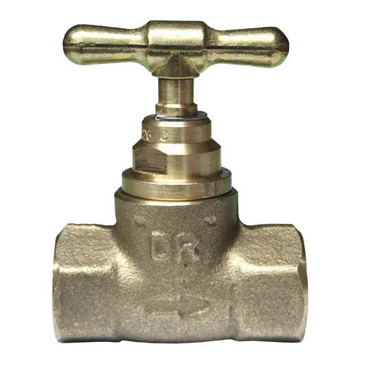 Brass 15Mm Stoptap Fxf