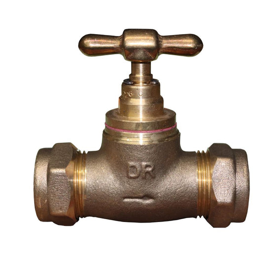 Brass 20Mm Stoptap Cxc Compr.