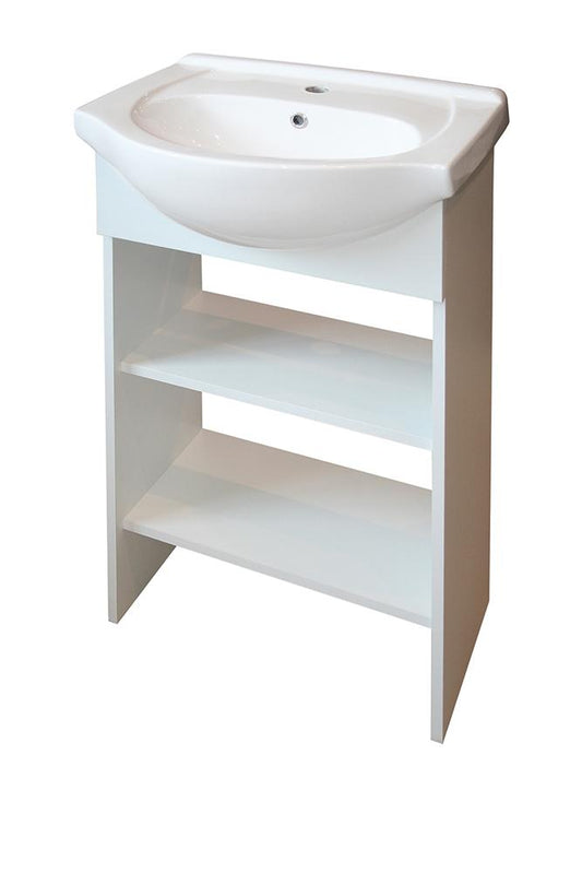 Denver Aperto 550 Open Shelf Cabinet White