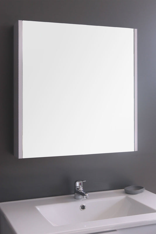 Denver Cabinet Athena Aileen 1 Door Mirror White - Denver Furniture - Pennyware Distributors