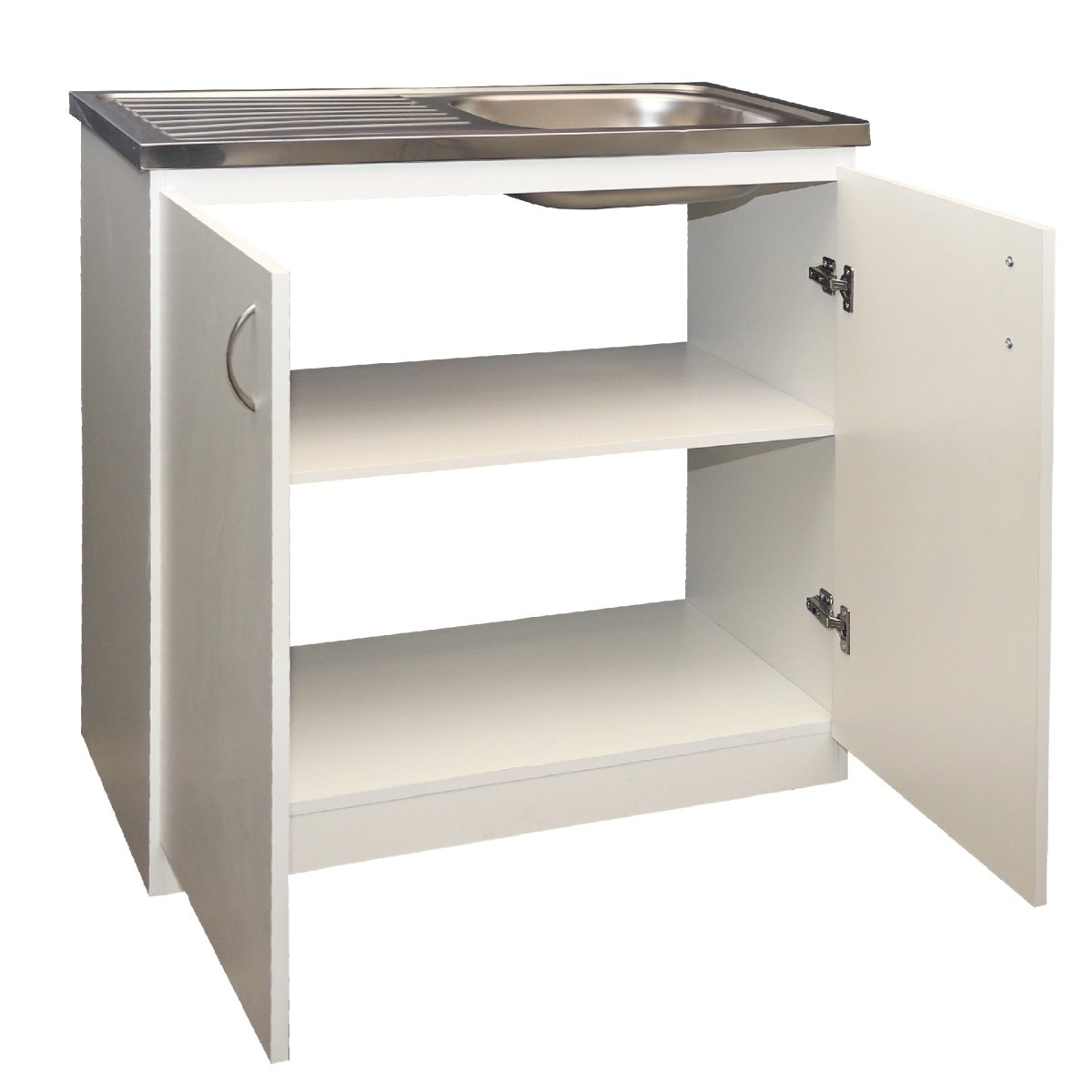 Denver Econo Single Sink Cabinet 900 White - Denver Furniture - Pennyware Distributors