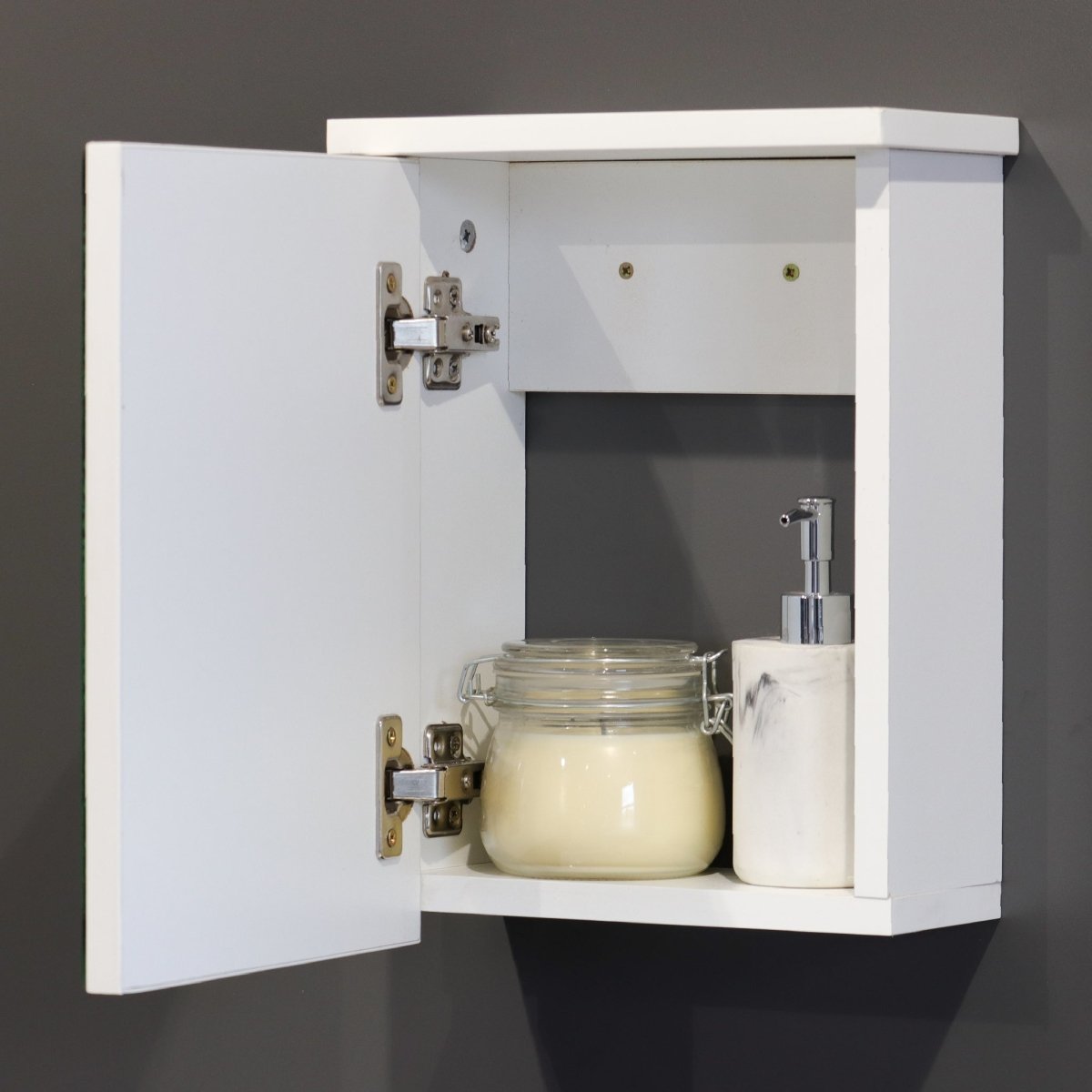 Denver Furniture | Bathroom Mirror Cabinet - Medicine Cabinet | White - Denver Furniture - Pennyware Distributors