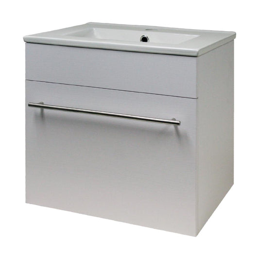 Denver Indy-500 Wall Vanity 1 Drawer Alpine White DIY - Denver Furniture - Pennyware Distributors