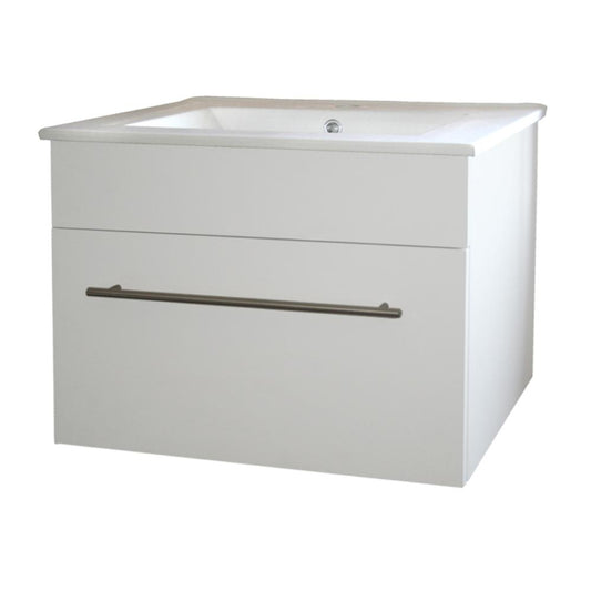 Denver Marlene 600 Wall Mount 1 Drawer White - Denver Furniture - Pennyware Distributors