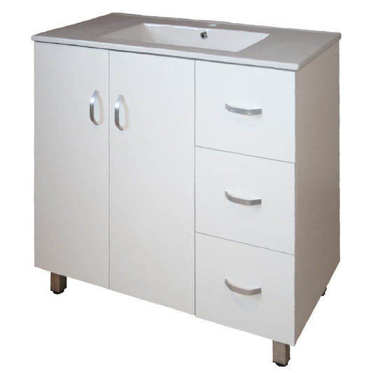 Denver Marlene 900 Floor Standing 3 Drawer White - Denver Furniture - Pennyware Distributors