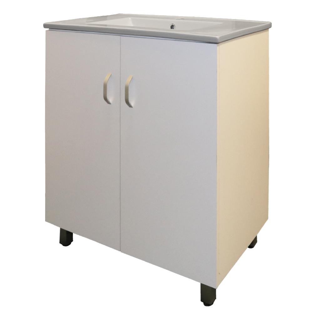 Denver Marlene Floor Vanity 2 Door Cabinet 750 Alpine White - Denver Furniture - Pennyware Distributors