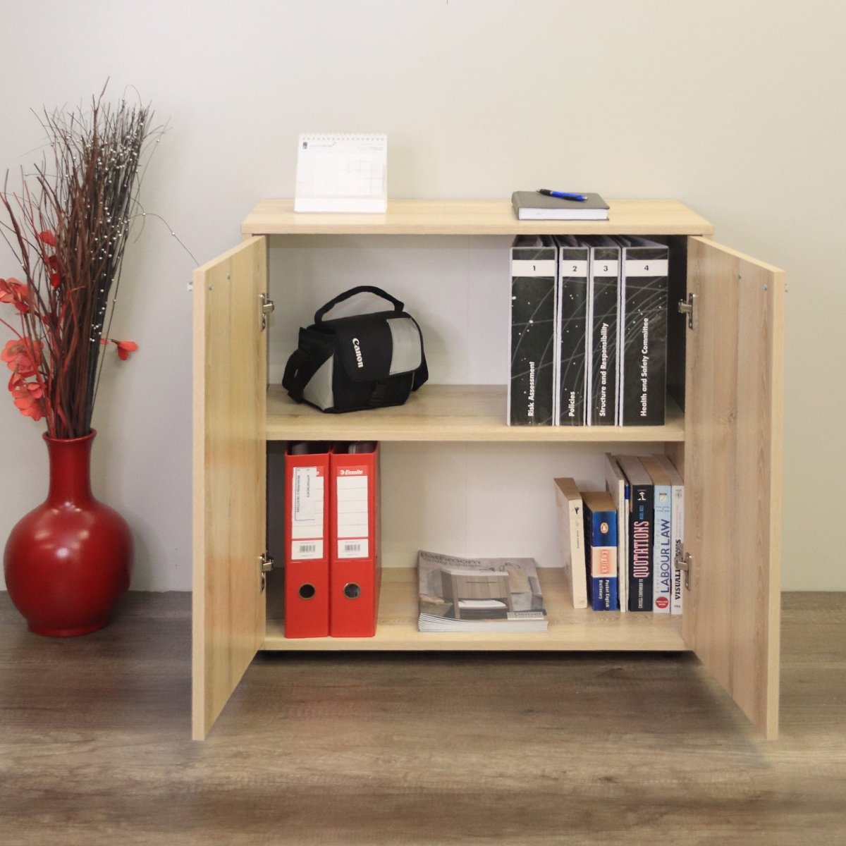 Denver Office 2 Door 1 Shelf Filing Cabinet