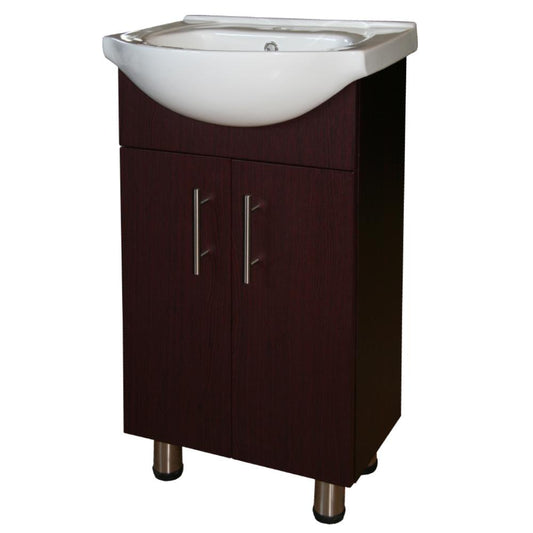 Denver Tiffany Floor Standing Vanity 2 Door 450mm Mahogany - Denver Furniture - Pennyware Distributors