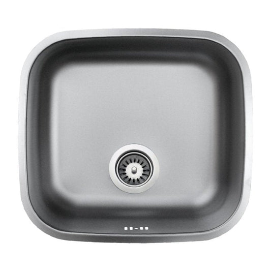Parker Stainless Kitchen Sink | AS19 Linen Stainless Steel Sink Square 450Mm | Under Mount - Parker - Pennyware Distributors