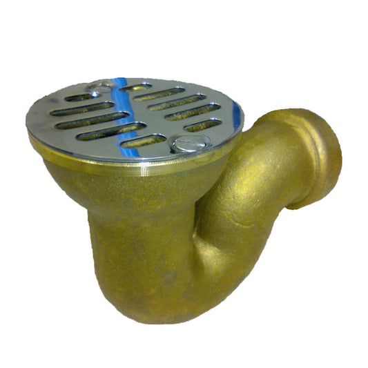 Shower Trap F/M Outlet & Cp Grate-Shallow - Probrass - Pennyware Distributors