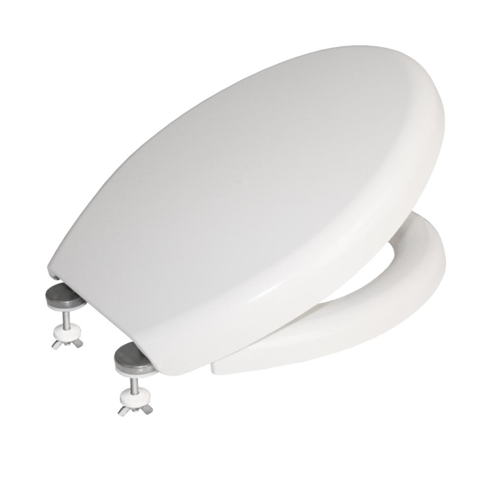 Vaal Jazz Toilet Seat White (Metal Hinge) - Parker - Pennyware Distributors